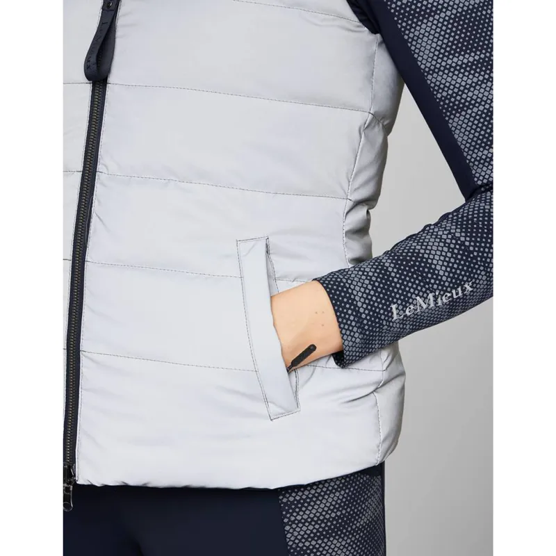 LeMieux Lucille Reversible Reflective Gilet - Navy-6