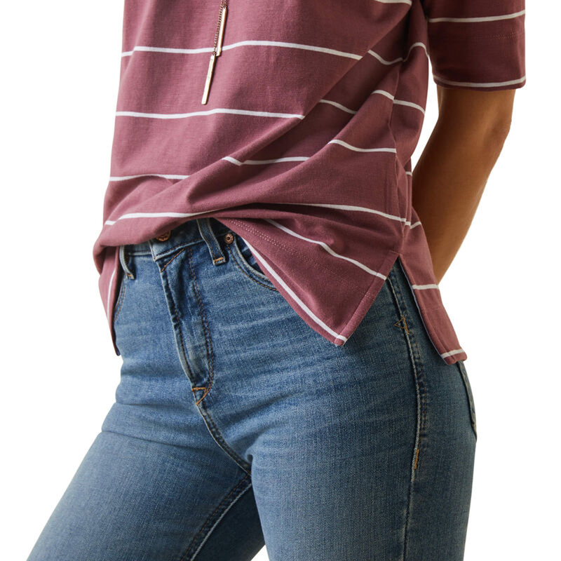 Ariat Women's Windsor T-Shirt - Nocturne Stripe-2