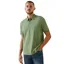 Ariat Men's Medal Button Polo - Basil