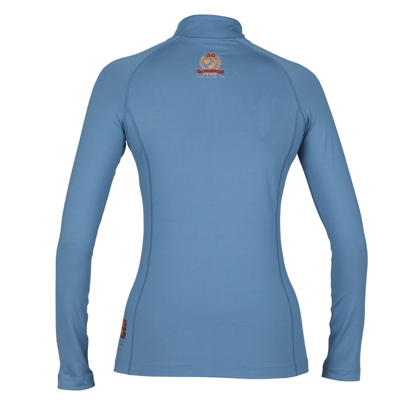 Aubrion Team Long Sleeve Base Layer - Steel-2