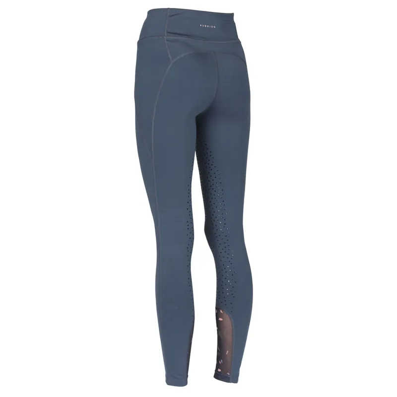 Aubrion Sculpt Riding Tights - Navy-2