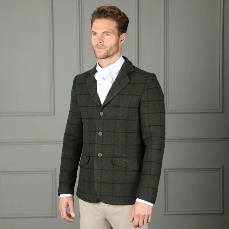 Aubrion Gents Saratoga Jacket - Dark Green Check