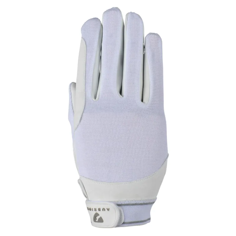 Aubrion Stratos SportFit Riding Gloves - White