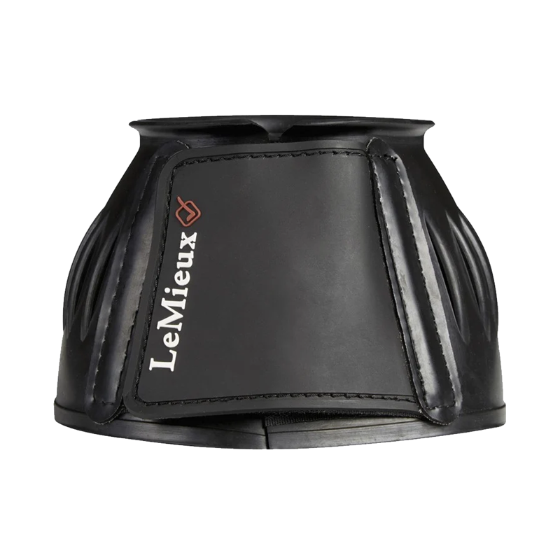 LeMieux Rubber Bell Boots - Black-1