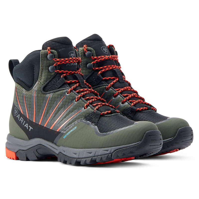 Ariat Women's Skyline Solaris Waterproof Boot - Forest/Orange-6