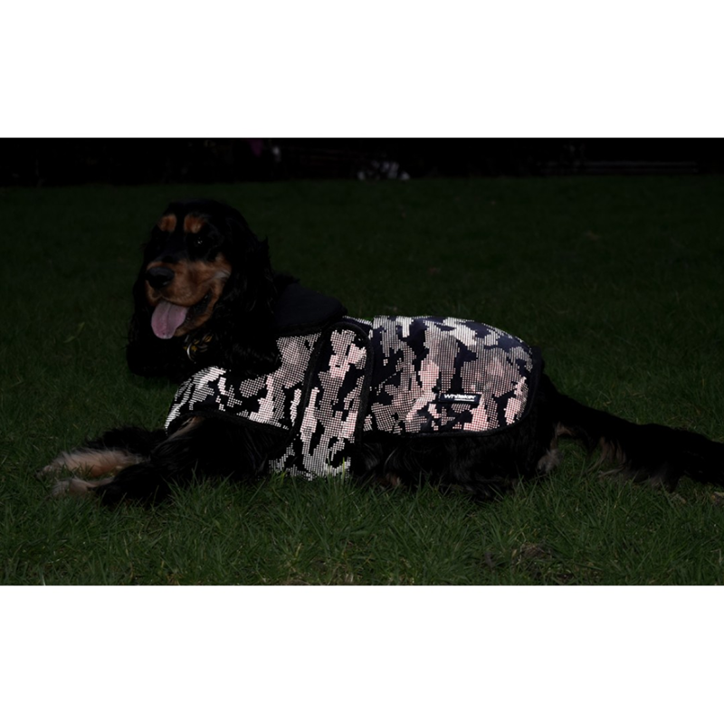 John Whitaker Sydney Dog Coat - Black Camo-1