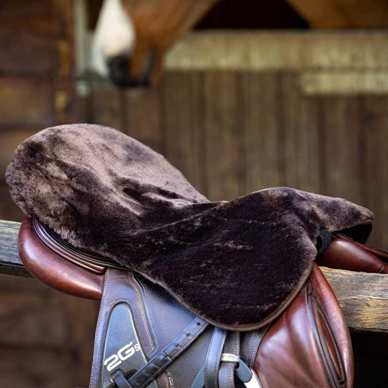 LeMieux Simuwool Seat Saver - Brown-2