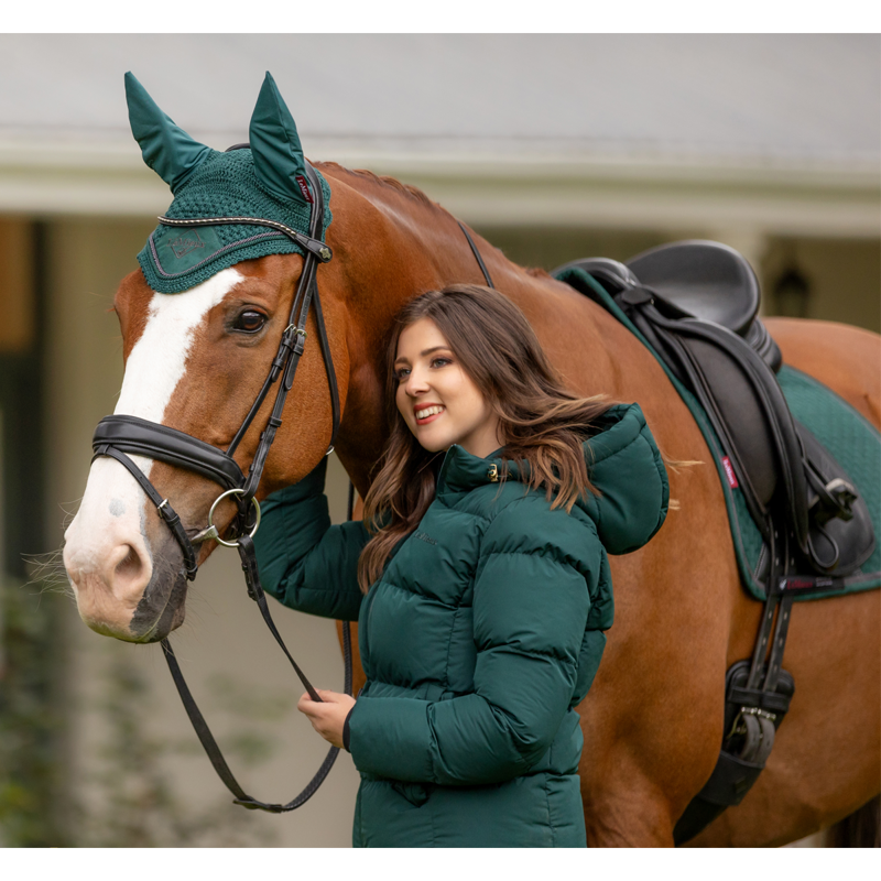 LeMieux Classic Fly Hood - Spruce-1