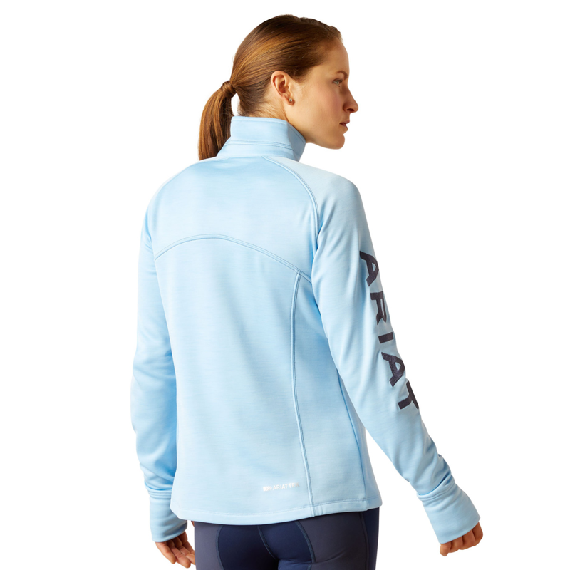 Ariat Women's Tek Team 1/2 Zip Sweatshirt - Cote d'Azur-1