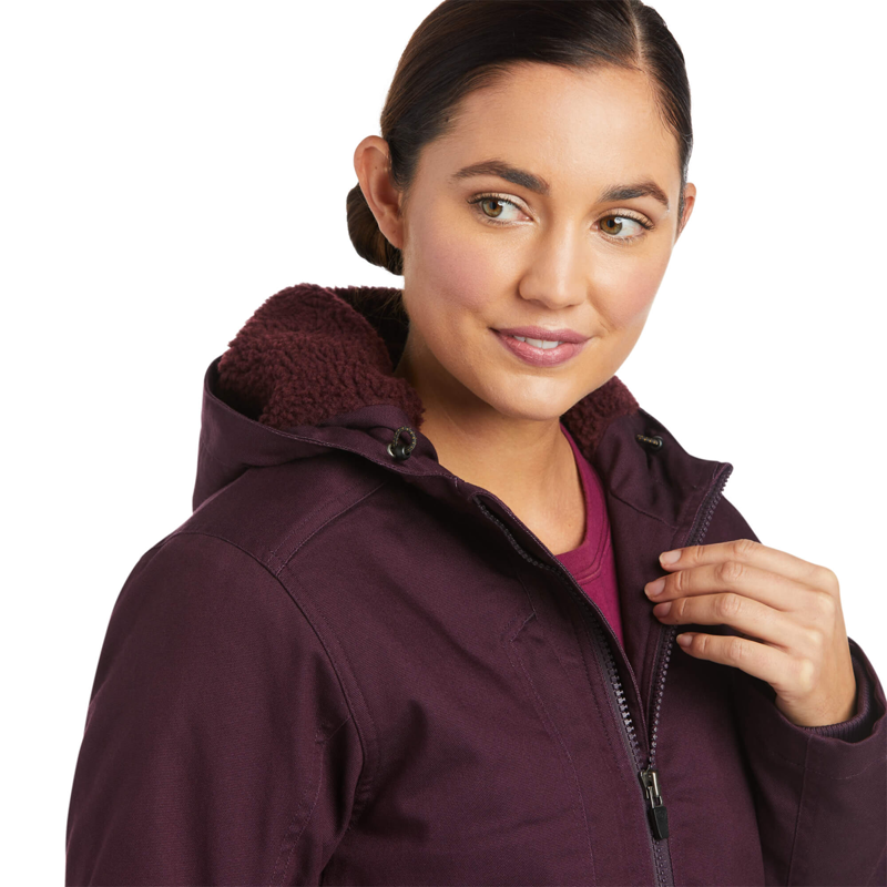 Ariat Women's Rebar DuraCanvas Insulated Jacket - Plum Perfect-2