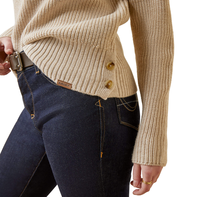 Ariat Women's LOS Atlos Sweater - Oatmeal Heather-4