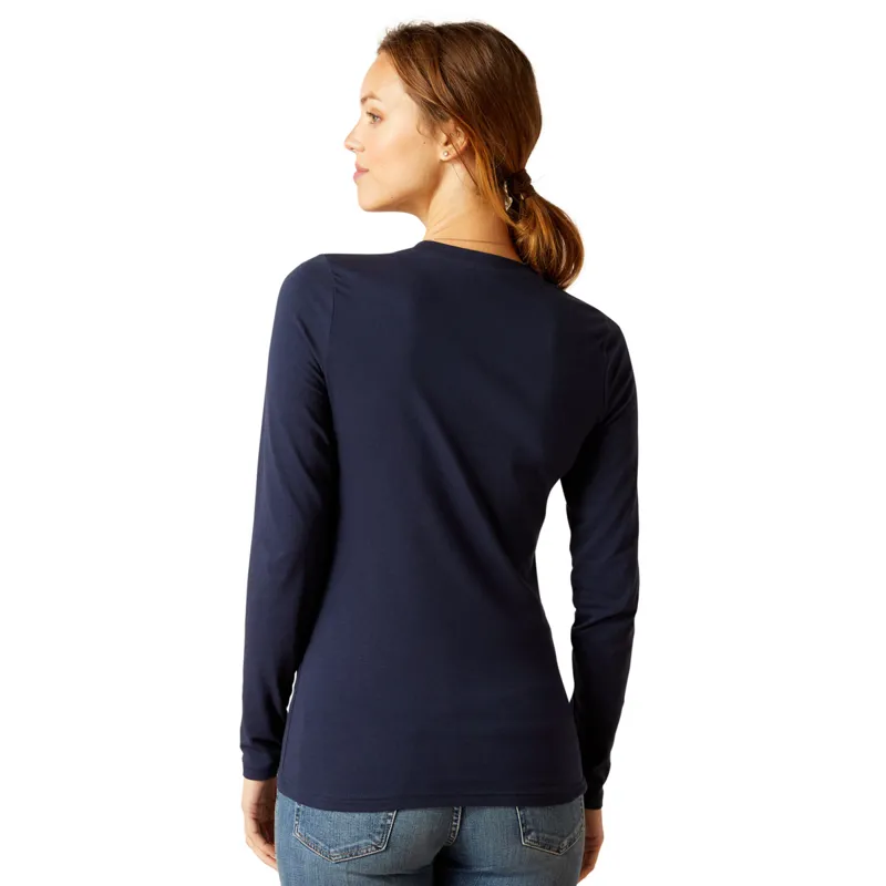 Ariat Women's Subtle T-Shirt - Navy-1