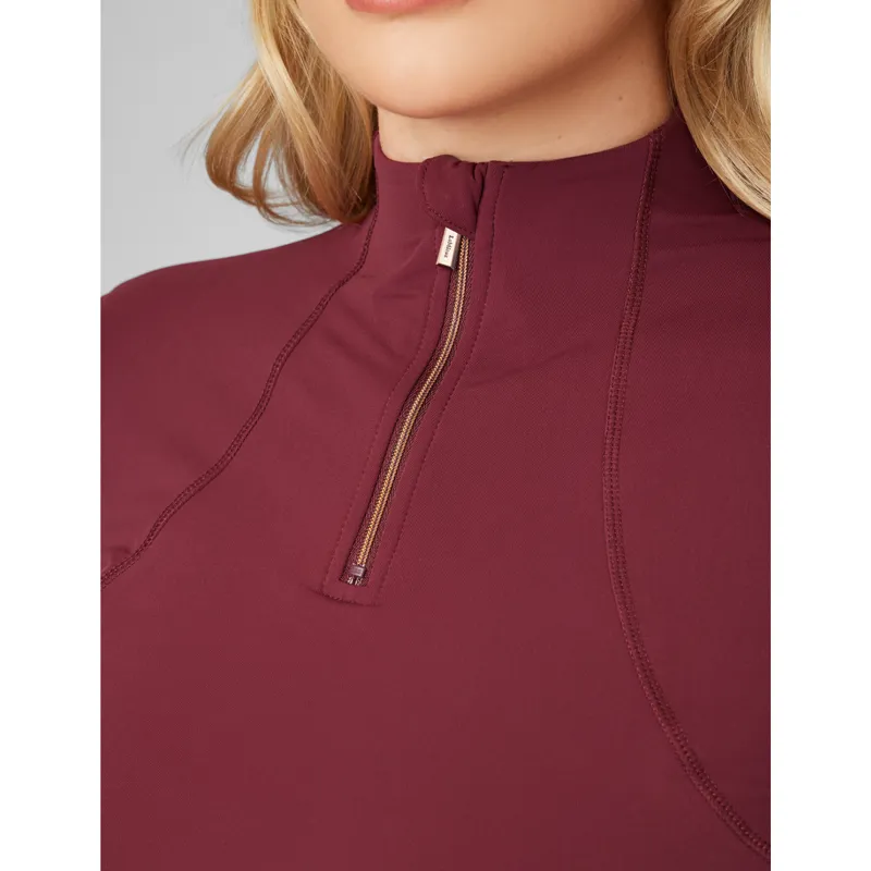 LeMieux Liberte Base Layer - Merlot-4