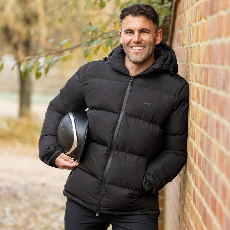 LeMieux Elite Men's Puffer Jacket - Black-5