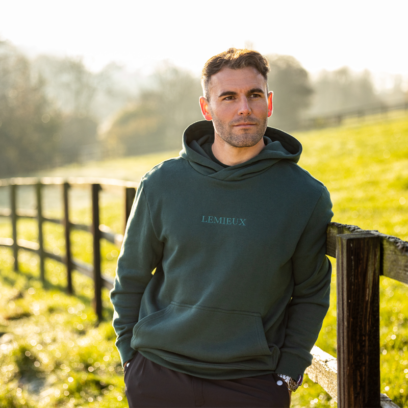 LeMieux Men's Hoodie - Spruce-6