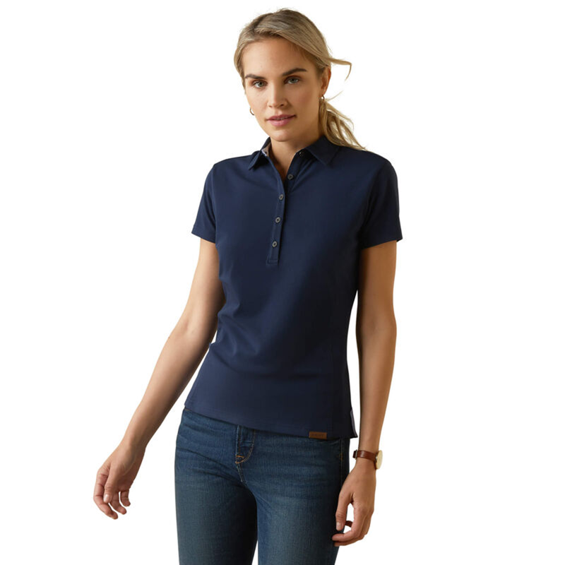 Ariat Women's Cloverdale Polo - Navy