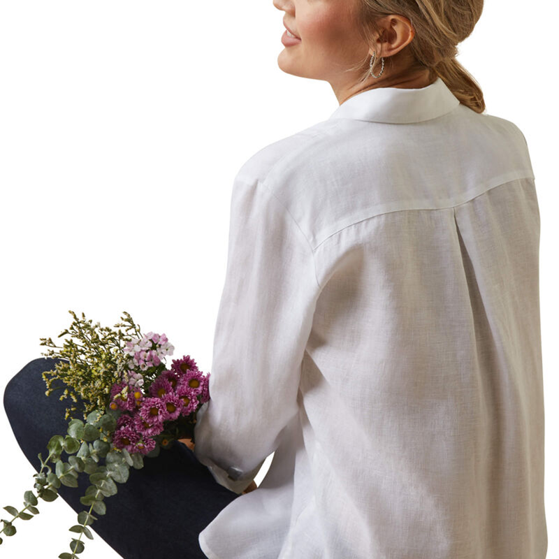 Ariat Women's Cazadero Blouse - White-2