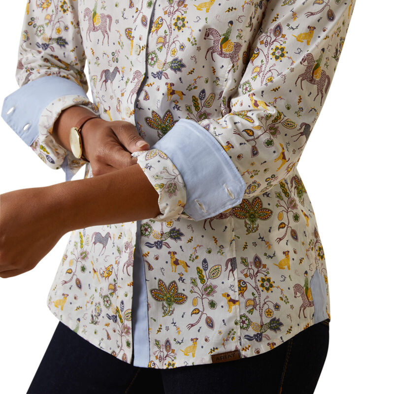 Ariat Women's Tomales Shirt - Folkore Print-3