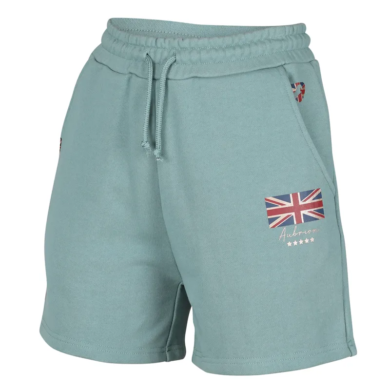 Aubrion Team Sweat Shorts - Sage-1