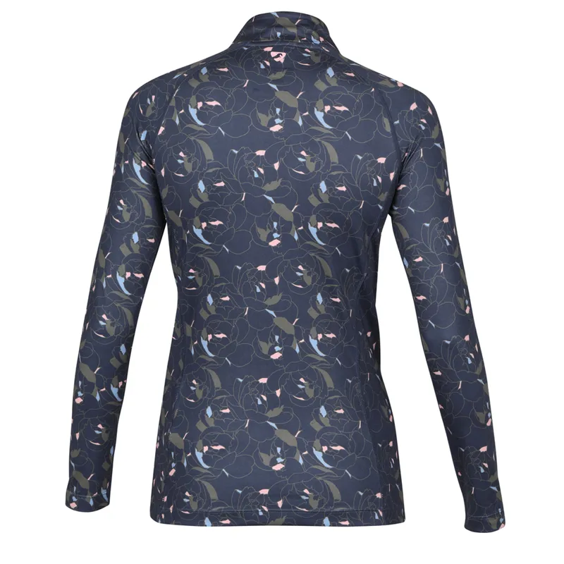 Aubrion Revive Long Sleeve Base Layer - Peony-1