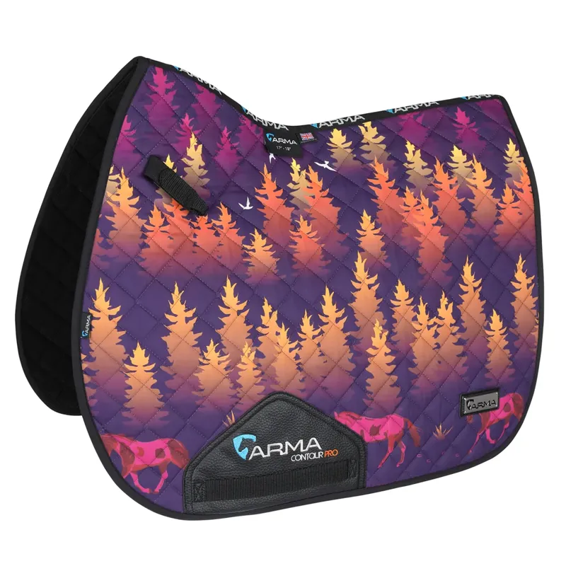 Shires ARMA Sport XC Saddlecloth - Purple Forest