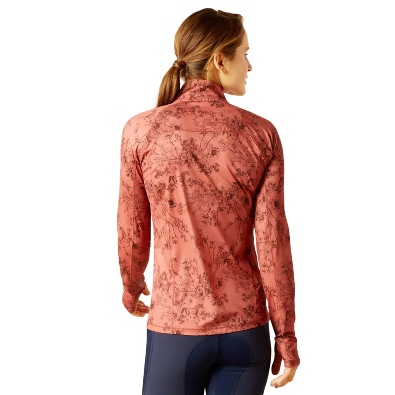 Ariat Women's Lowell 2.0 1/4 Zip Baselayer - Toile-1