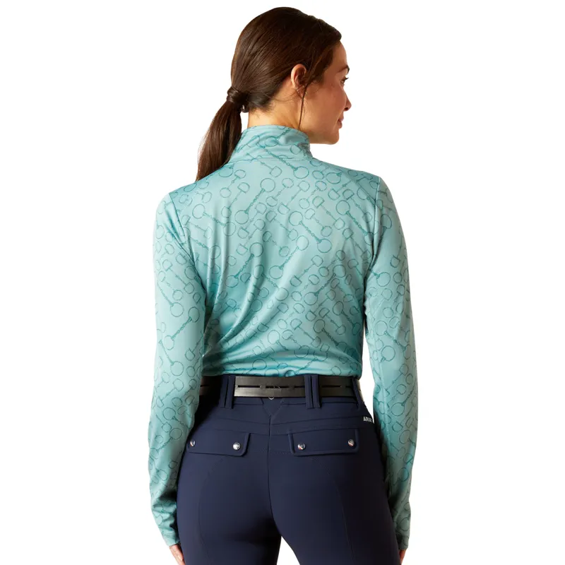 Ariat Women's Prophecy 1/4 Zip Base Layer - Arctic-1