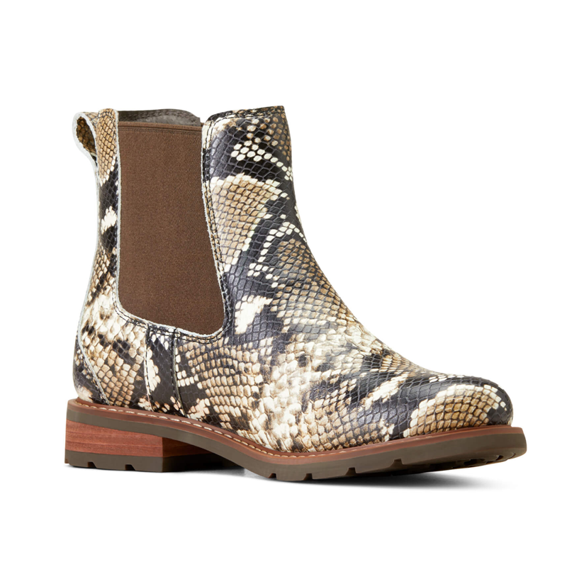 Ariat Women's Wexford Chelsea Boot - Snake Print-3