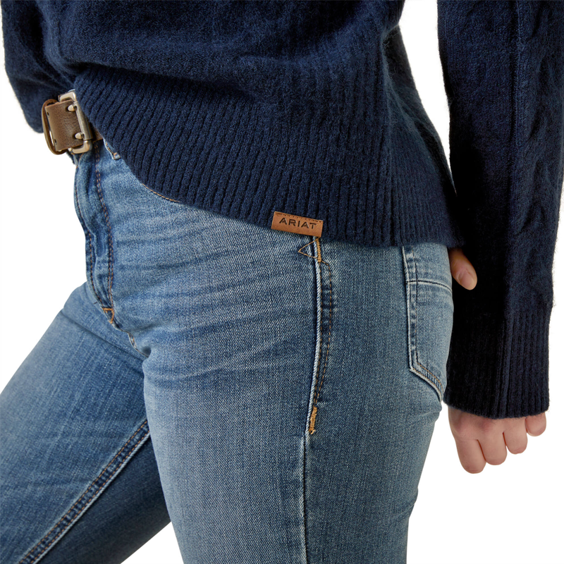 Ariat Women's Novato Sweater - Navy Heather-3