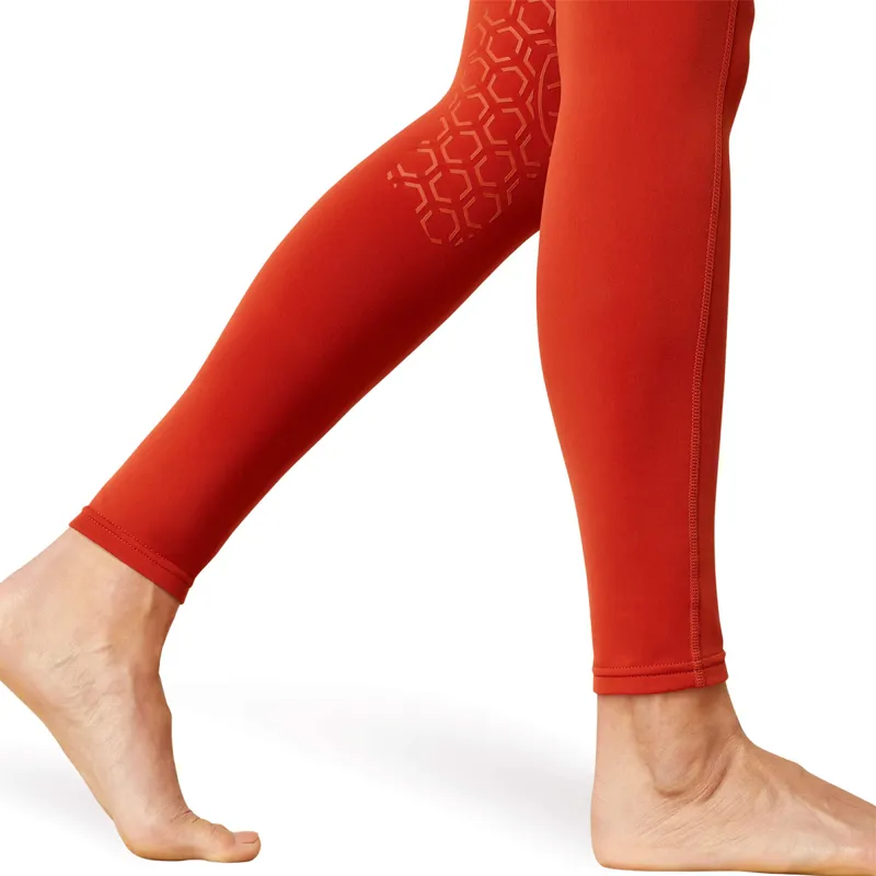 Ariat Women's Avail Half Grip Tights - Red Ochre-5