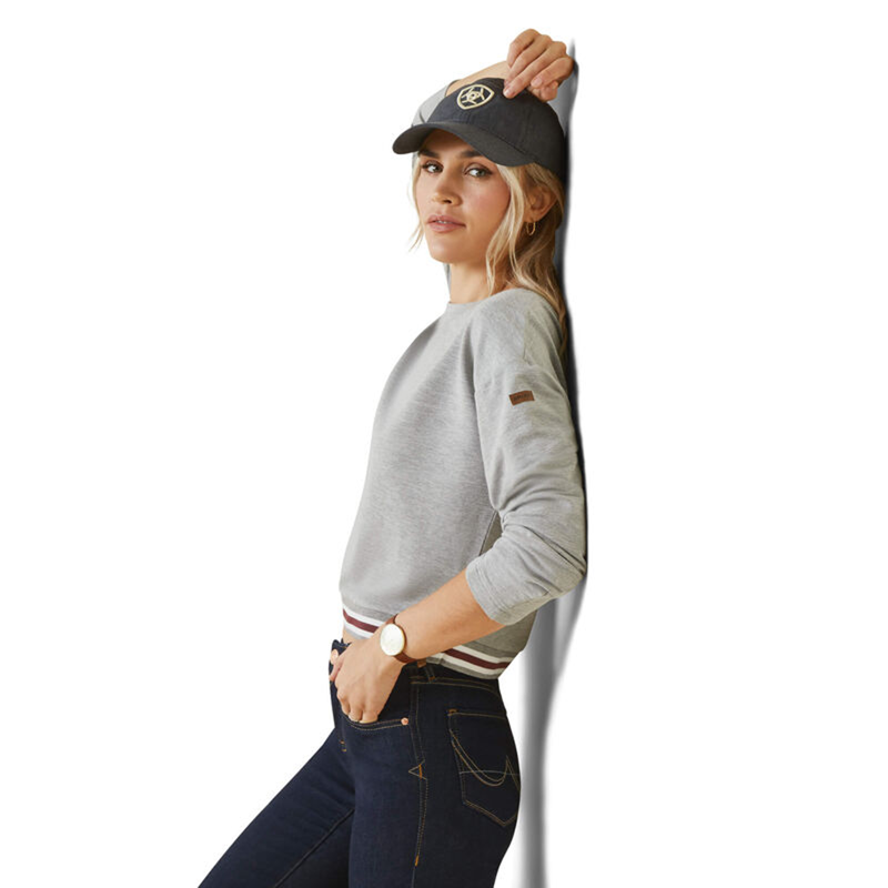Ariat Women's Pacifica Sweatshirt - Heather Grey-2
