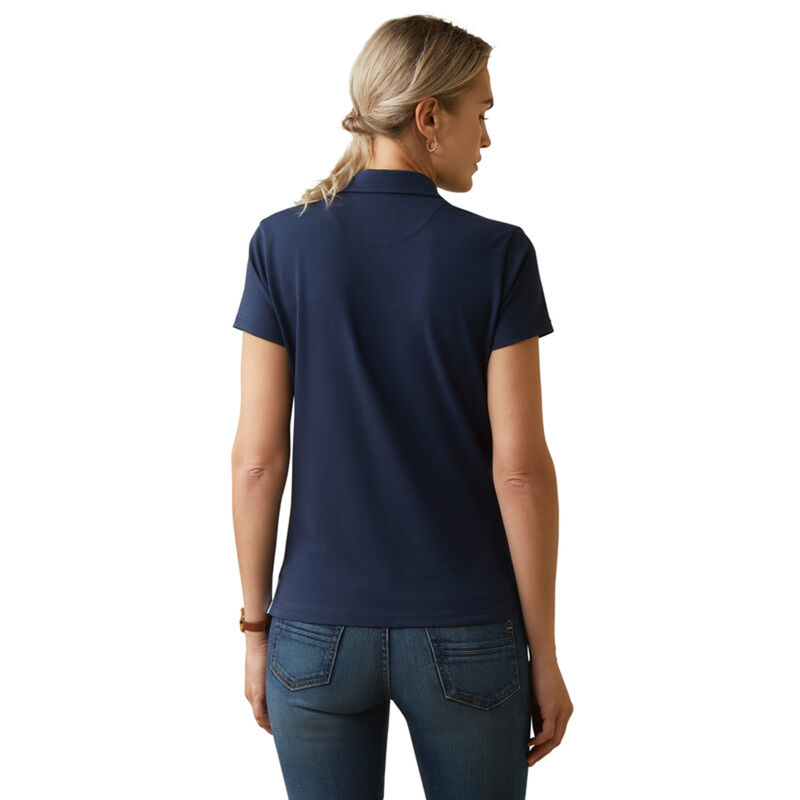 Ariat Women's Cloverdale Polo - Navy-1