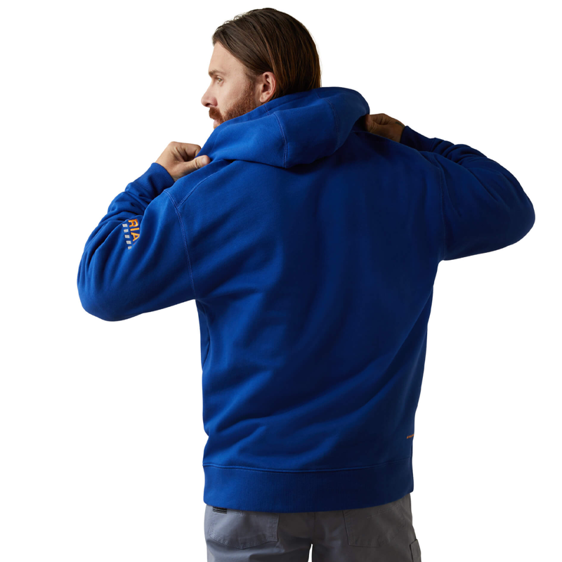 Ariat Men's Rebar Workman Full Zip Hoodie - Royal Blue-1