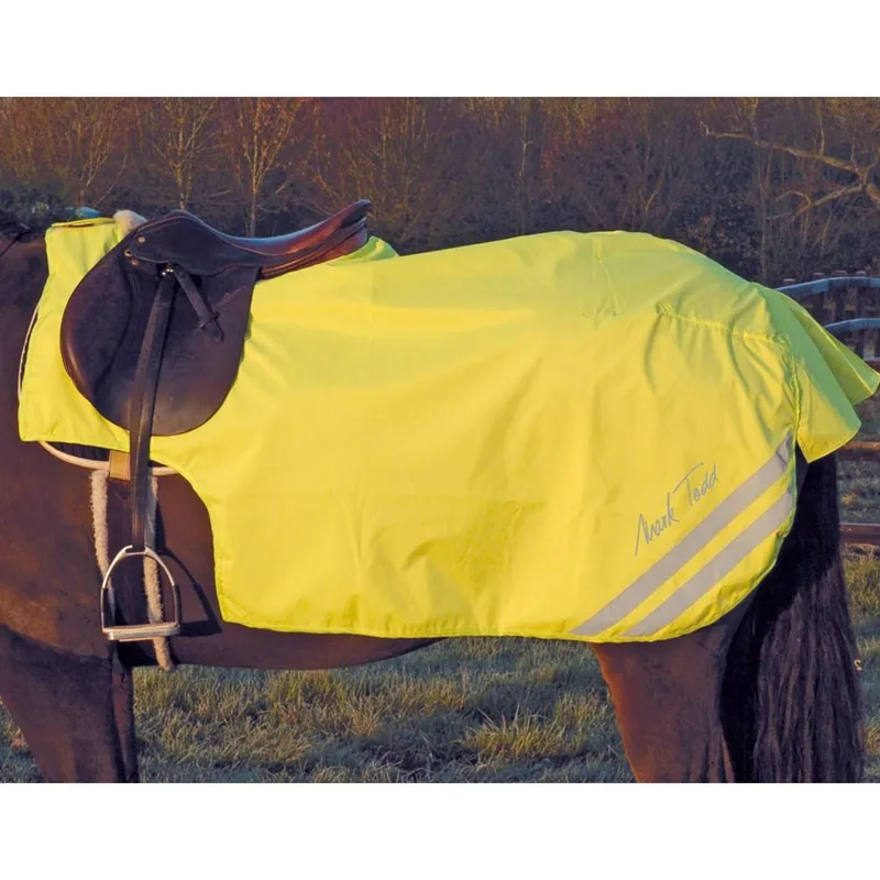 Mark Todd  Fleece Lined Reflective Exercise Sheet - Yellow