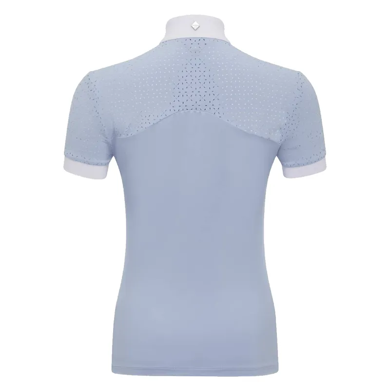 LeMieux Olivia Short Sleeve Show Shirt - Mist-1