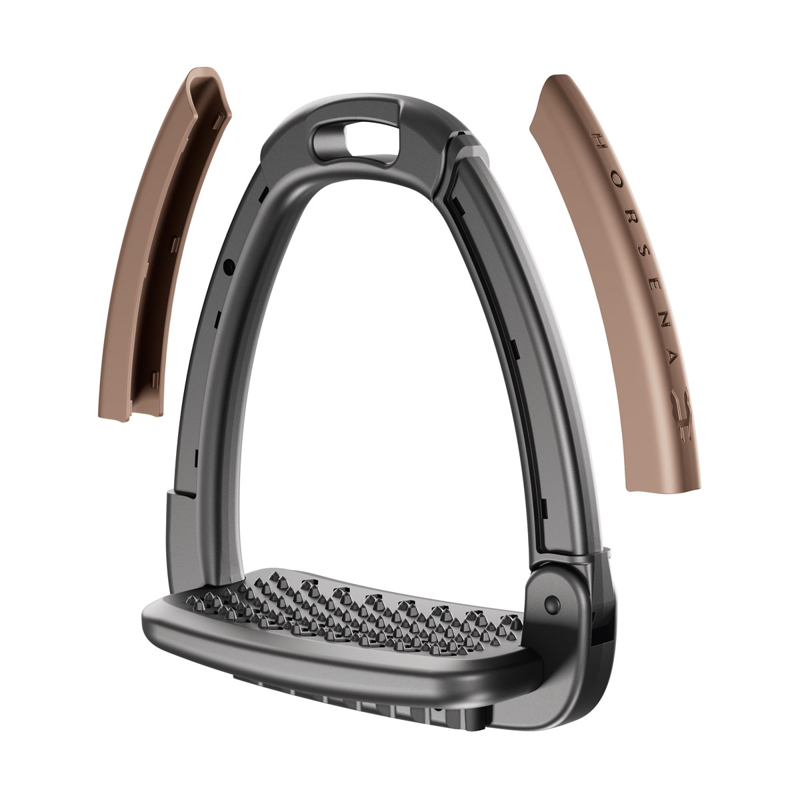 Horsena Swap Stirrup Extra Covers - Set Of 4 - Dark Bronze-1