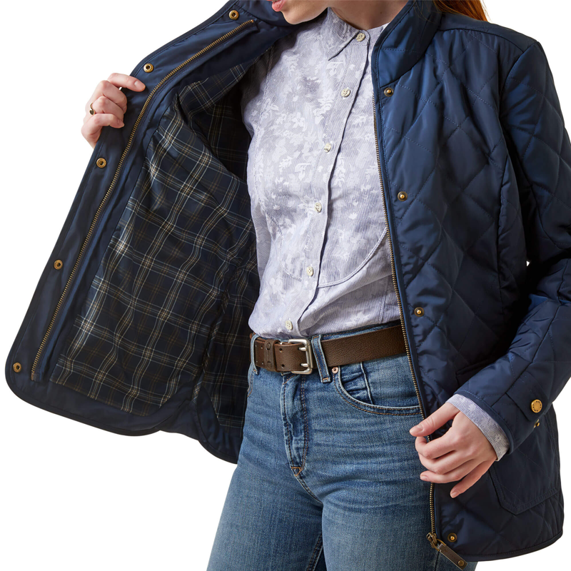 Ariat Women's Woodside Jacket - Navy-4