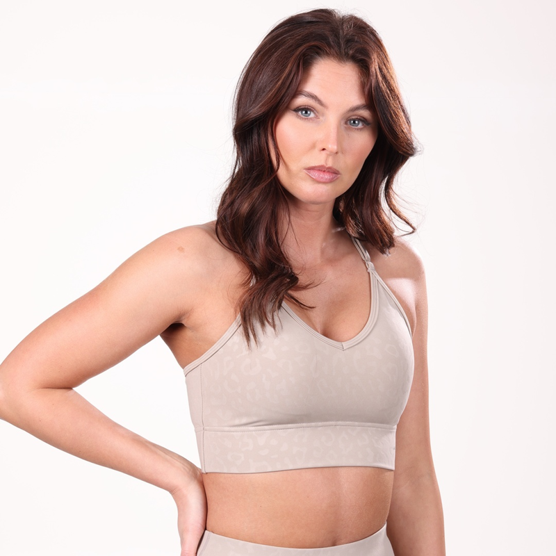 Aubrion Invigorate Sports Bra - Taupe-4