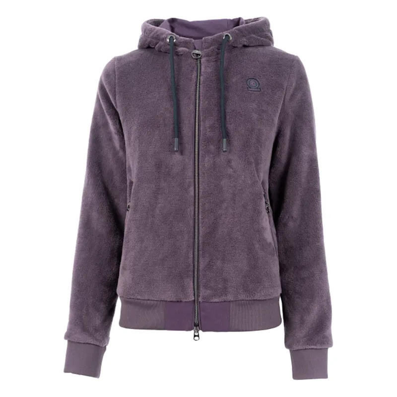 Cavallo Edith Ladies Woven Fur Jacket - Plum