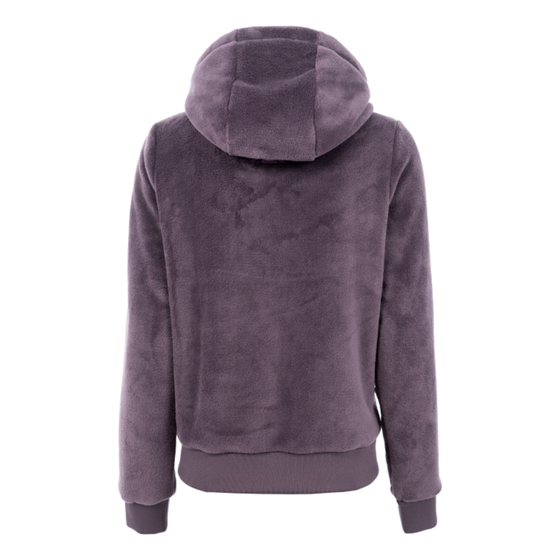 Cavallo Edith Ladies Woven Fur Jacket - Plum-1