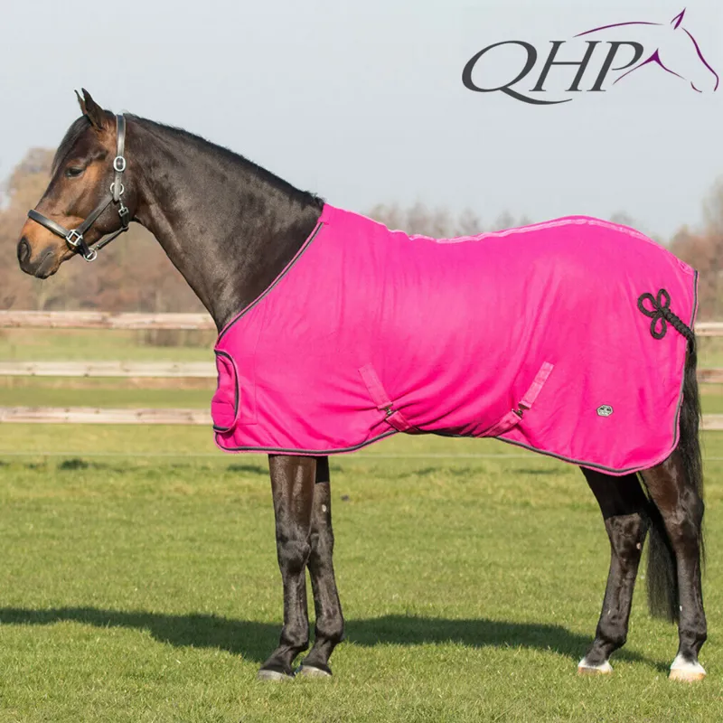 QHP Eldorado Exercise Fleece Rug - Paradise