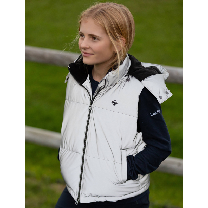LeMieux Young Rider Eleanor Reflective Gilet-5