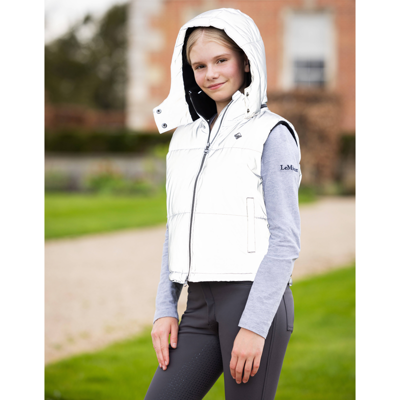 LeMieux Young Rider Eleanor Reflective Gilet-4