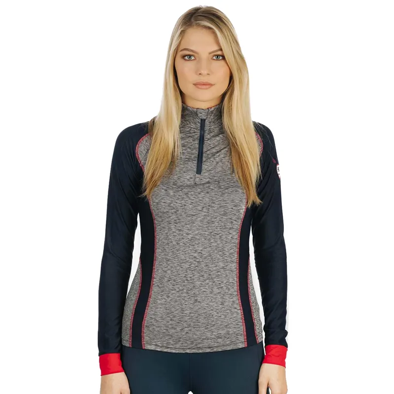 Horseware Elena Ladies Technical Top - Midnight Navy