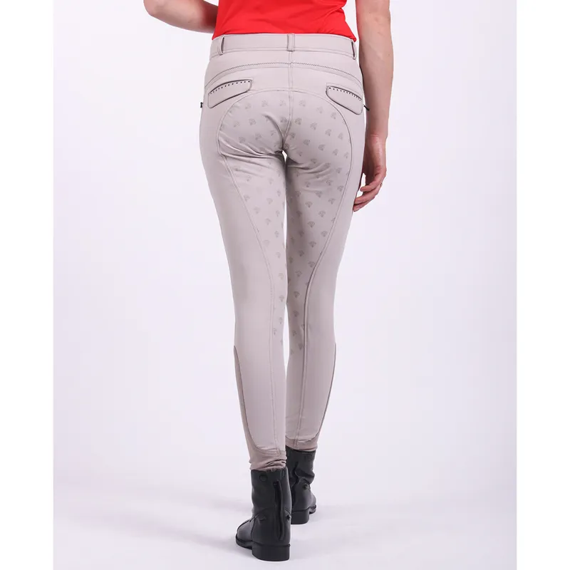 QHP Eliza Full Grip Breeches - Beige-1