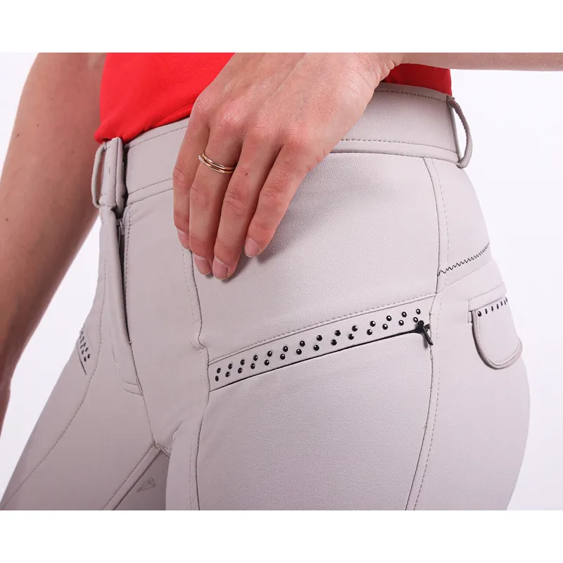 QHP Eliza Full Grip Breeches - Beige-2