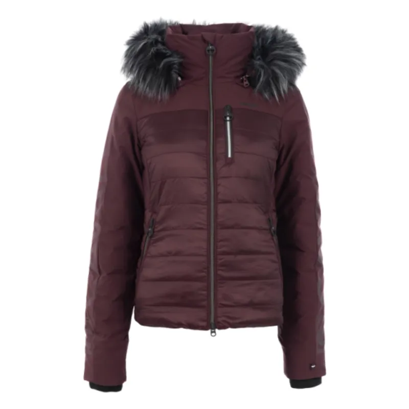 Cavallo Ladies Ella Hybrid Jacket - Red Wine 34 UK 8