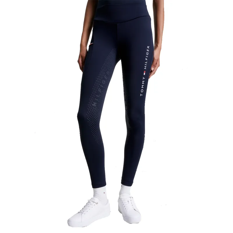 Tommy Hilfiger Women's Elmira All-Year Full Grip Leggings - Desert Sky