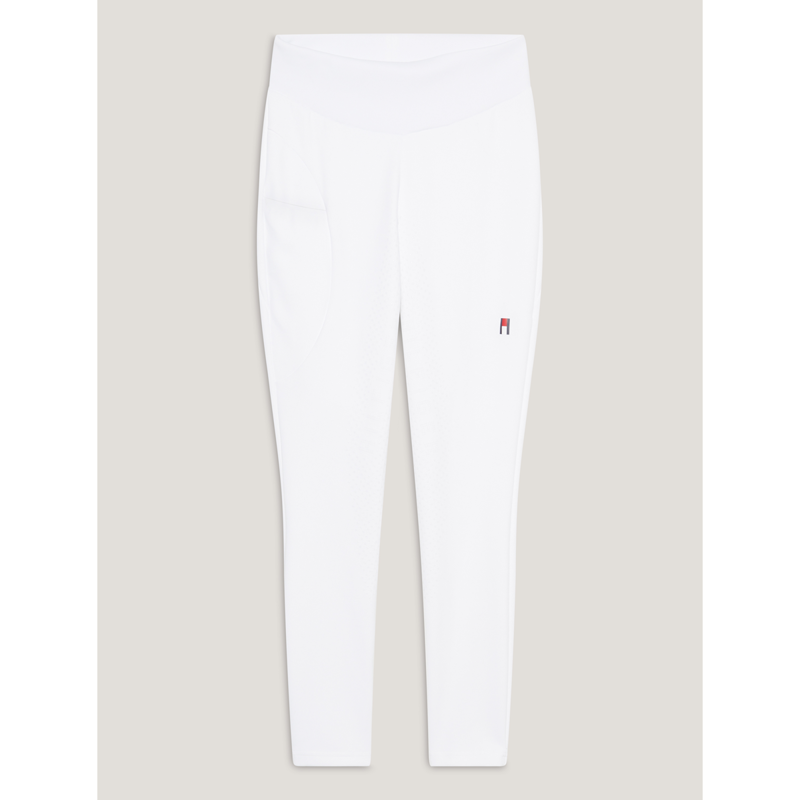Tommy Hilfiger Women's Elmira All-Year Full Grip Leggings - Optic White-1