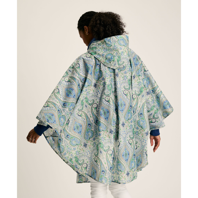 Joules Elstow Printed Poncho - Paisley-2